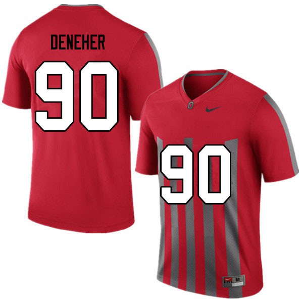 Ohio State Buckeyes #90 Jack Deneher Men NCAA Jersey Retro